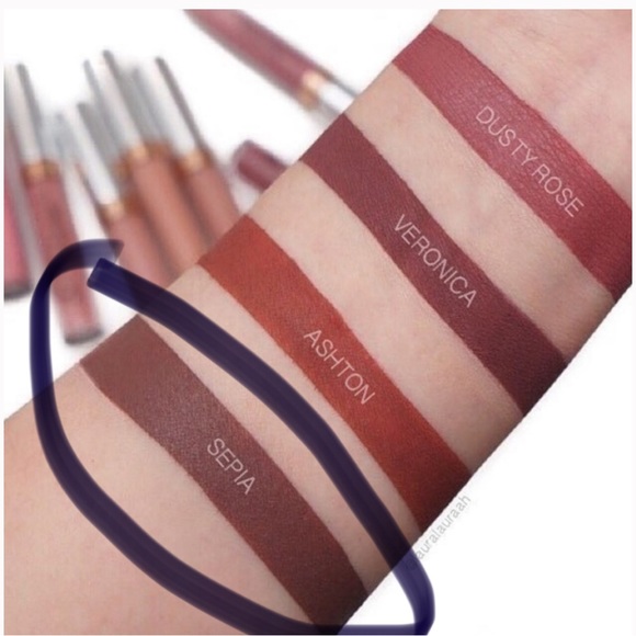 Anastasia Beverly Hills Matte Liquid Lipstick - Sepia and Ashton - Picture 4 of 9